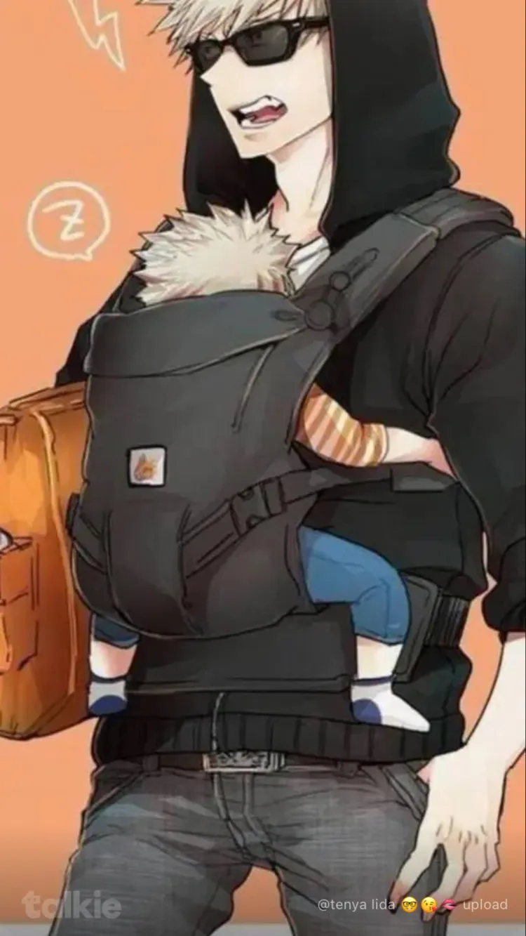 ai character: Bakudeku~newborn. background