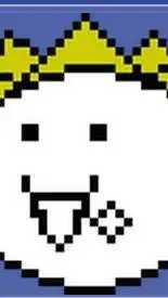 ai character: La cebolla con pel background