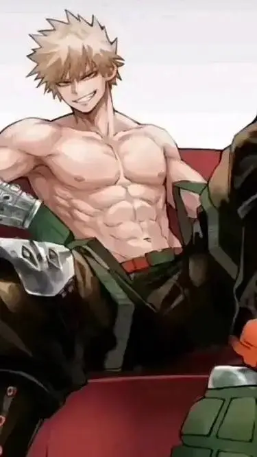 ai character: katsuki bakugo  background