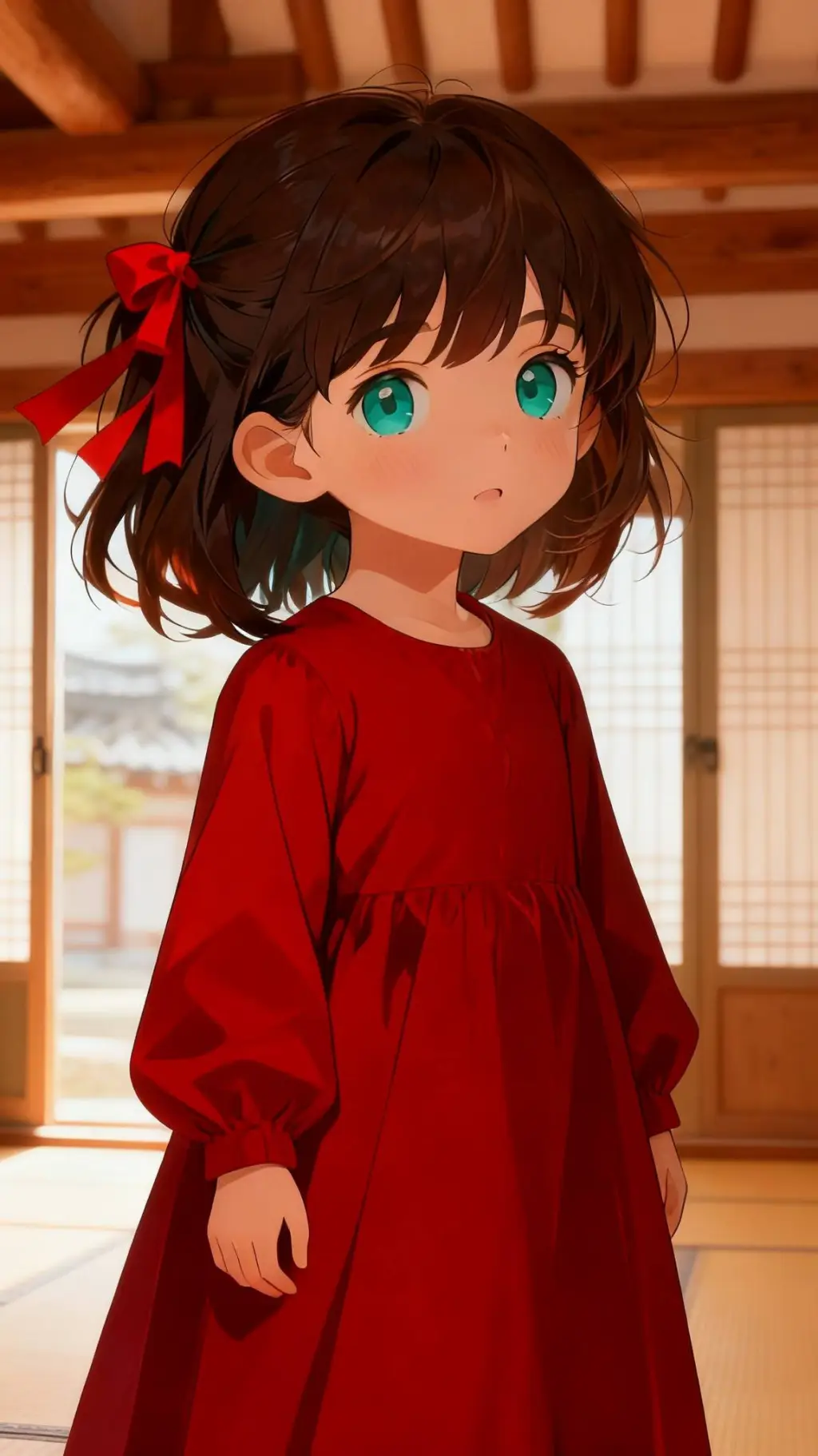 ai character: Hanah Evilyn Lee background