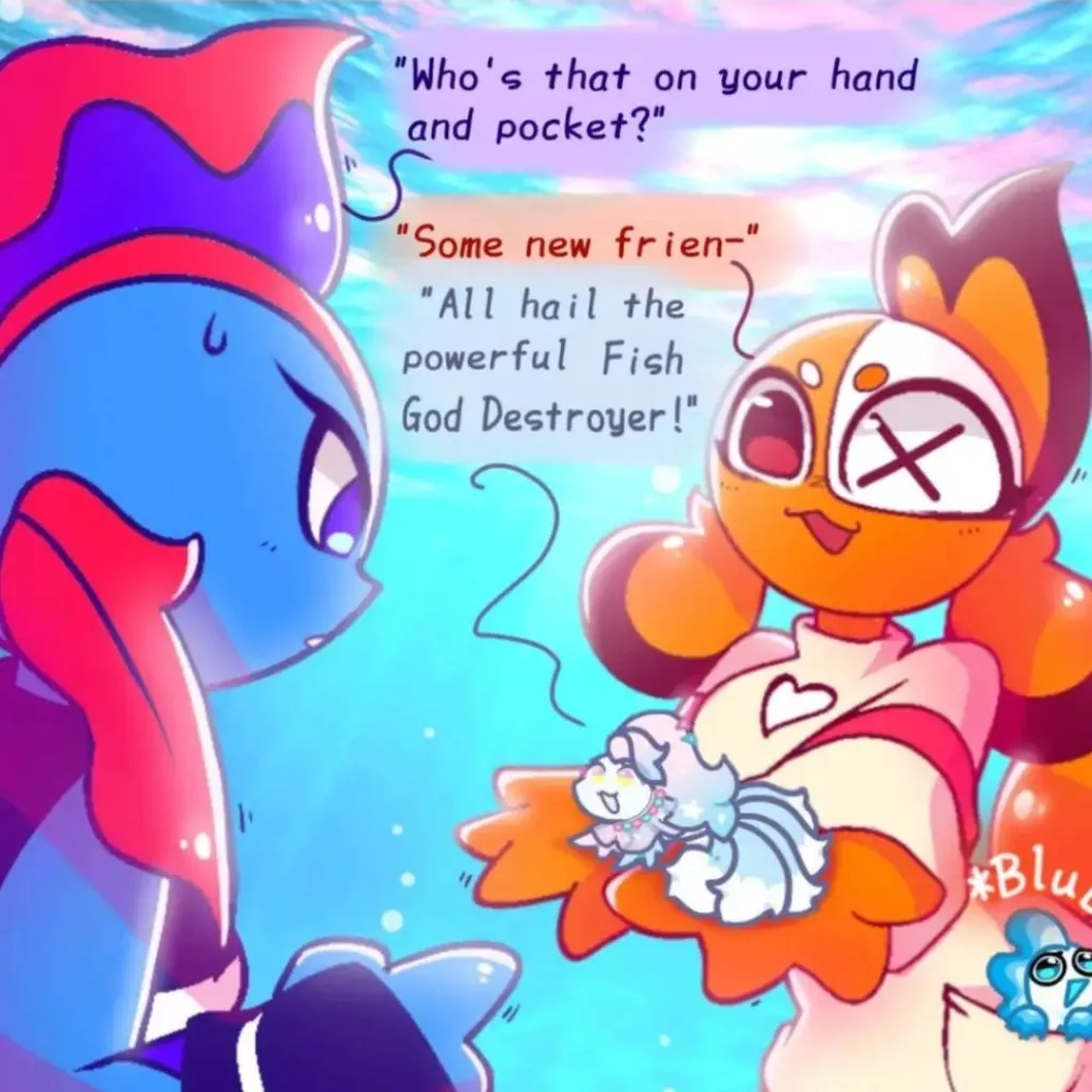 chat with ai character: Someone fishy!