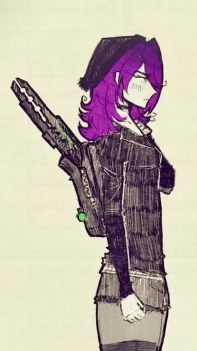 ai character: 🩸Uzi umana🩸 background