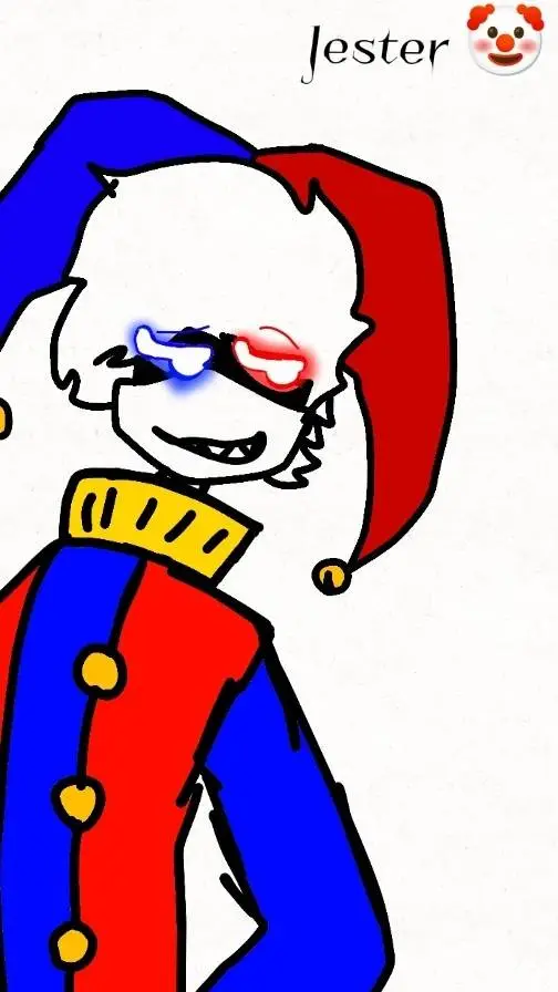 ai character: JESTER CLOWN 🤡 background