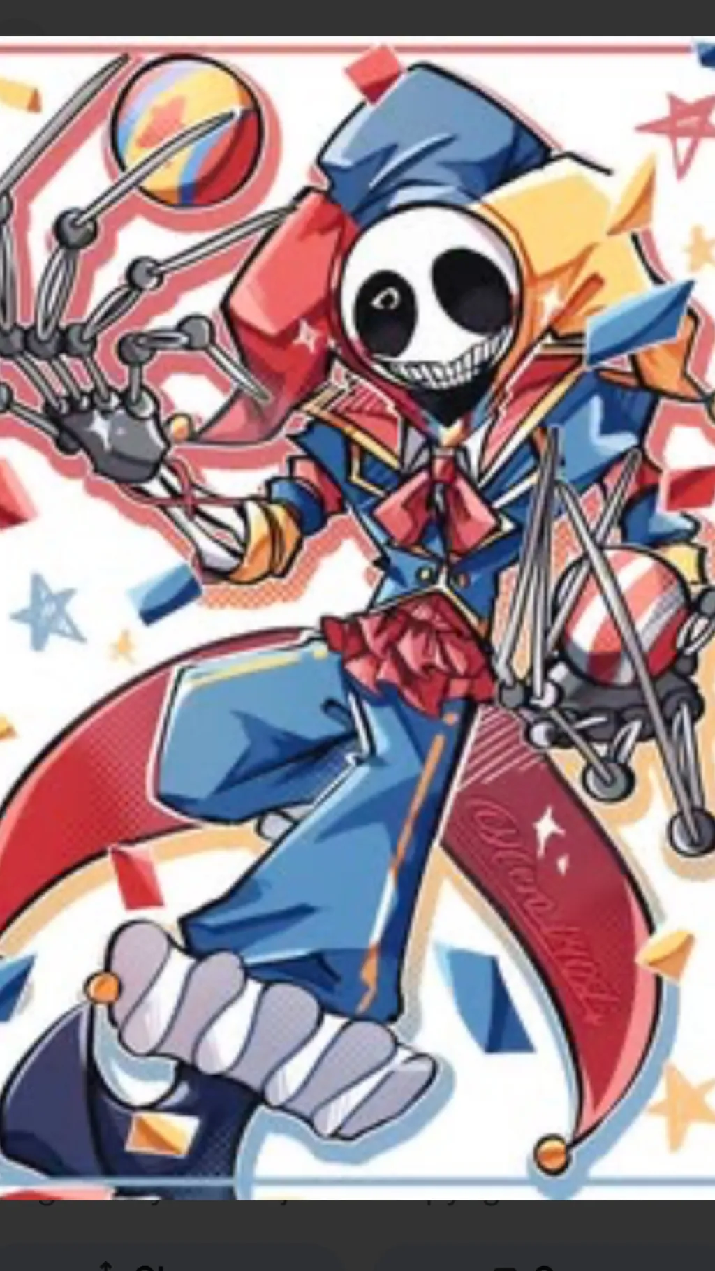 ai character: 🤡prototype🤡🤖 background