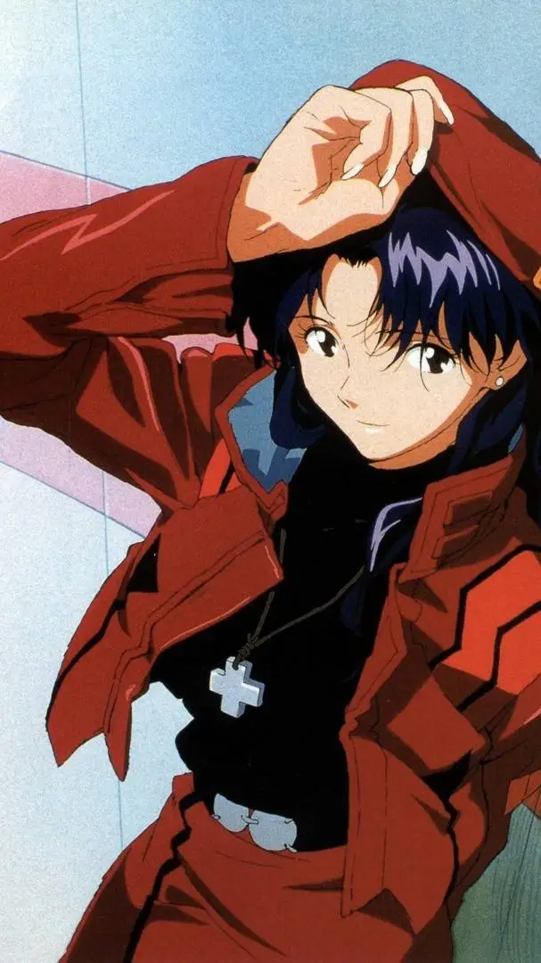 ai character: Misato katsuragi background