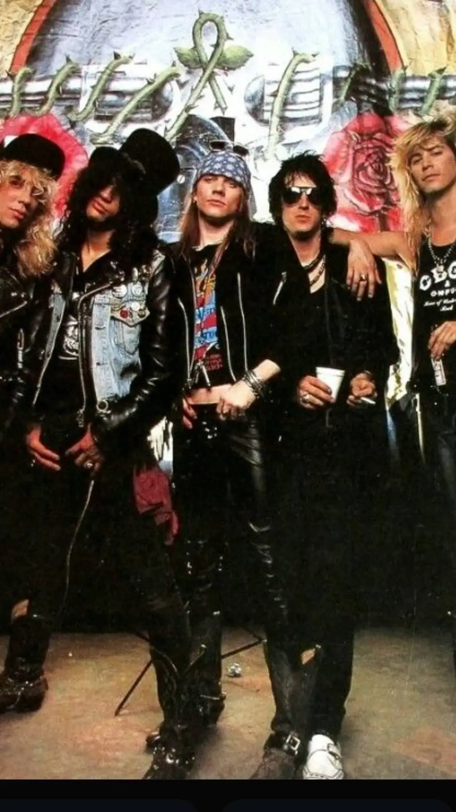 ai character: guns n roses  background