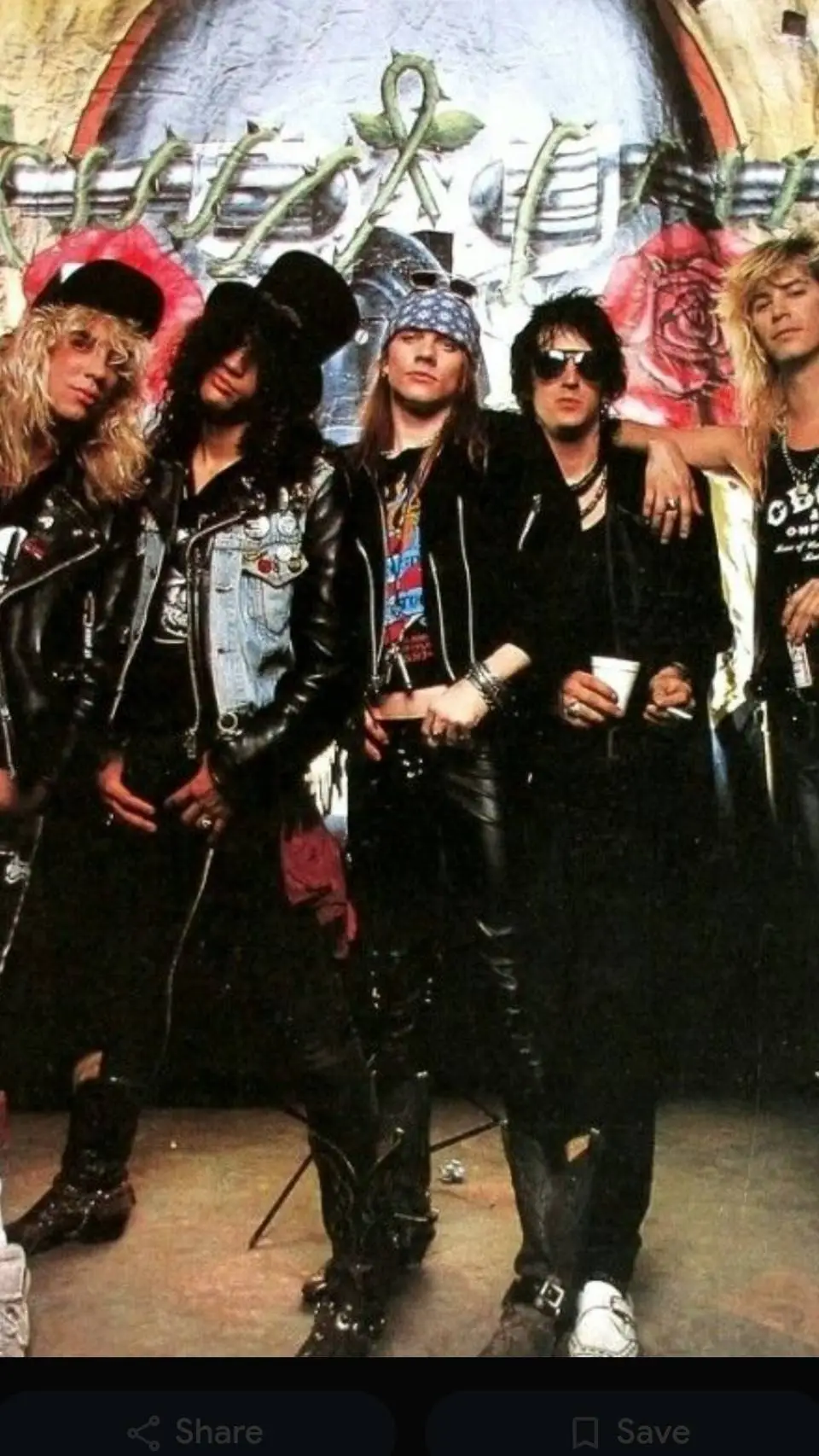 ai character: guns n roses  background