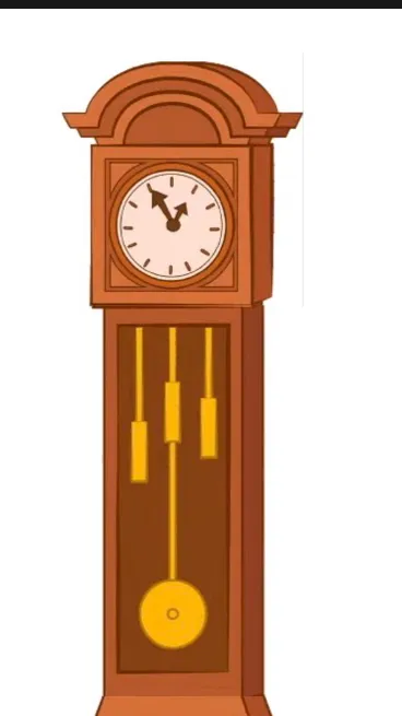 ai character: Clock background