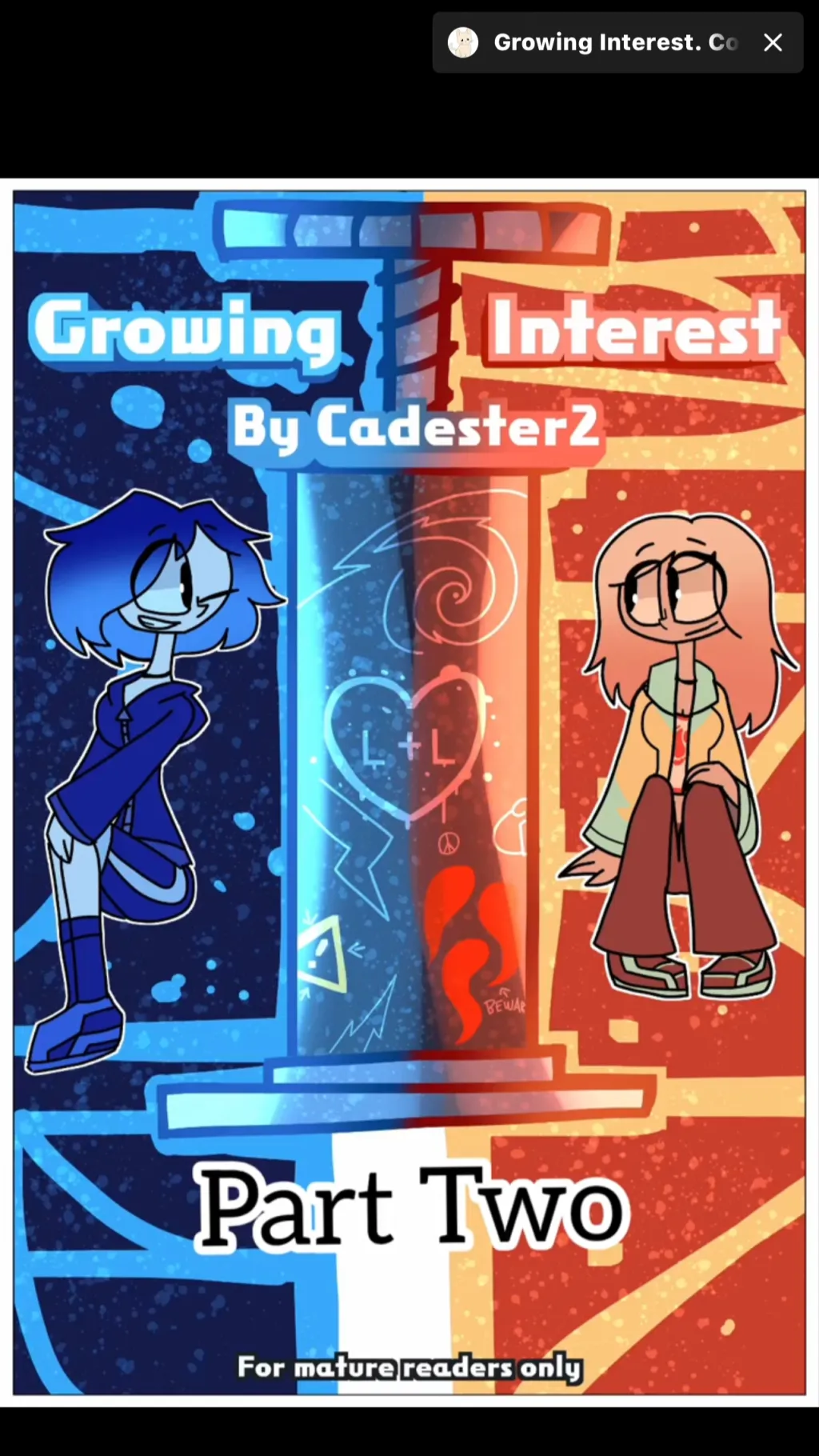 ai character: Growig intrestes background