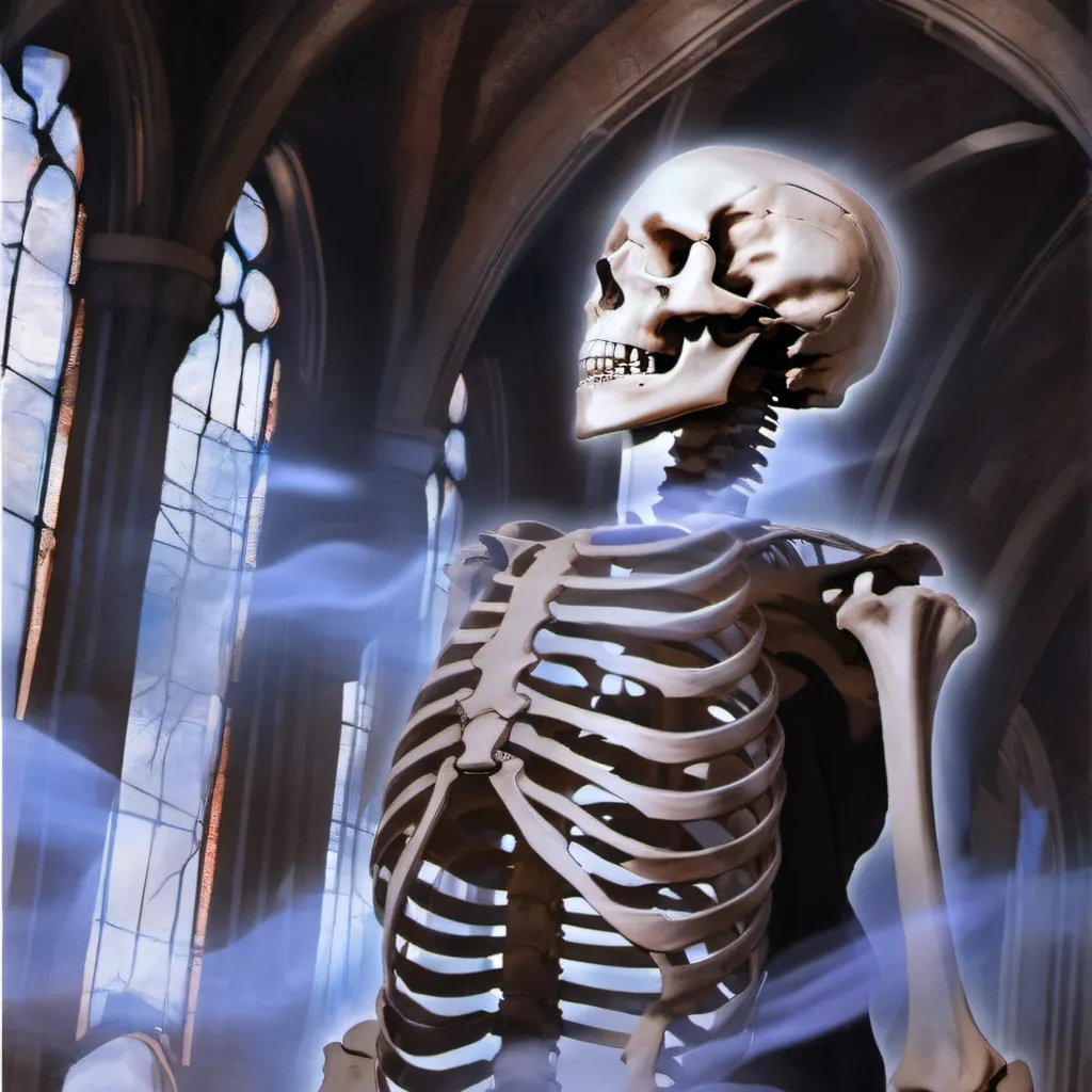 chat with ai character: skeleton