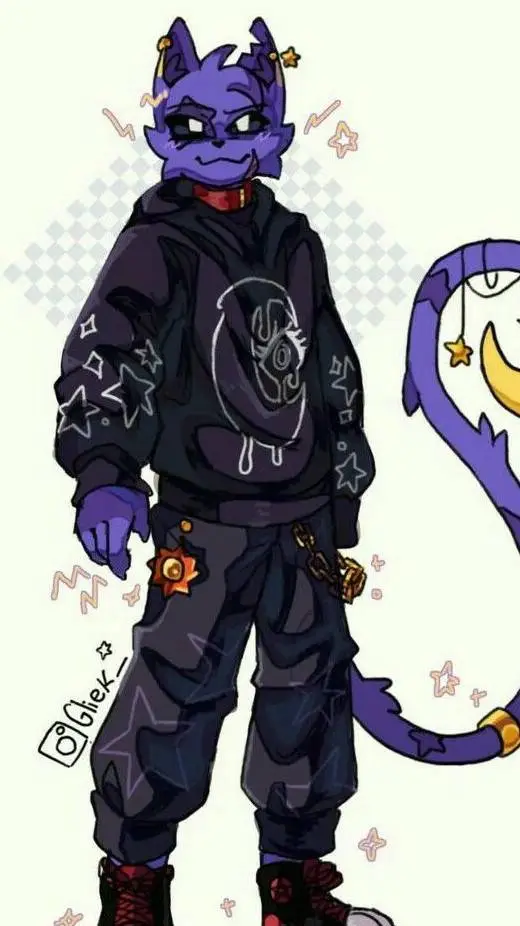 ai character: gormon cat nap  background