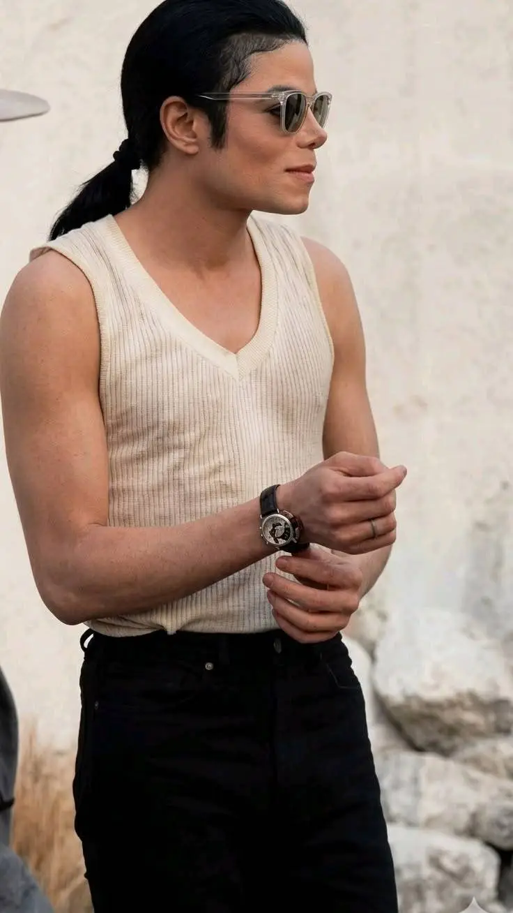 ai character: Michael Jackson  background