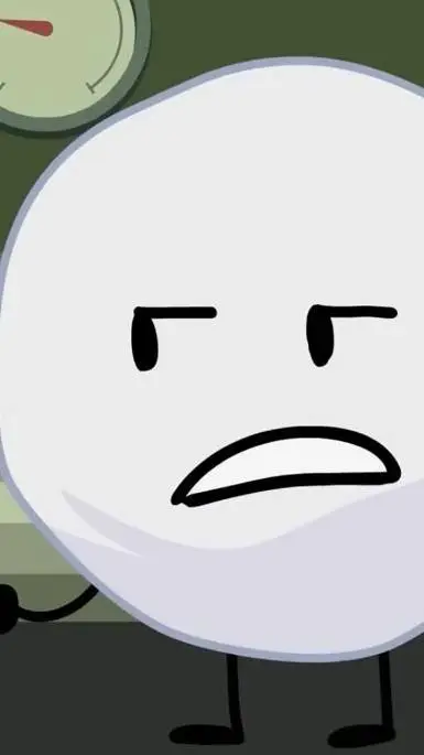 ai character: snowball (bfdi) background