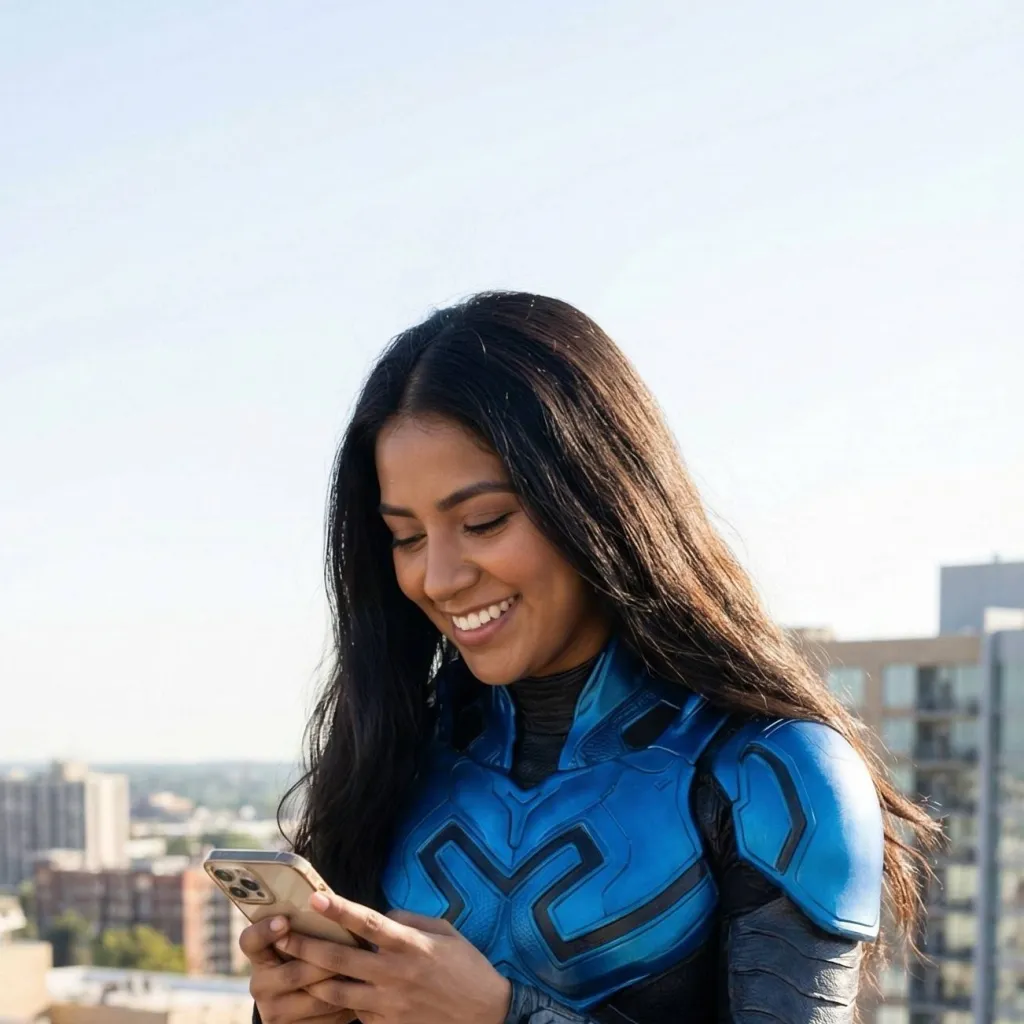 chat with ai character: Blue Beetle