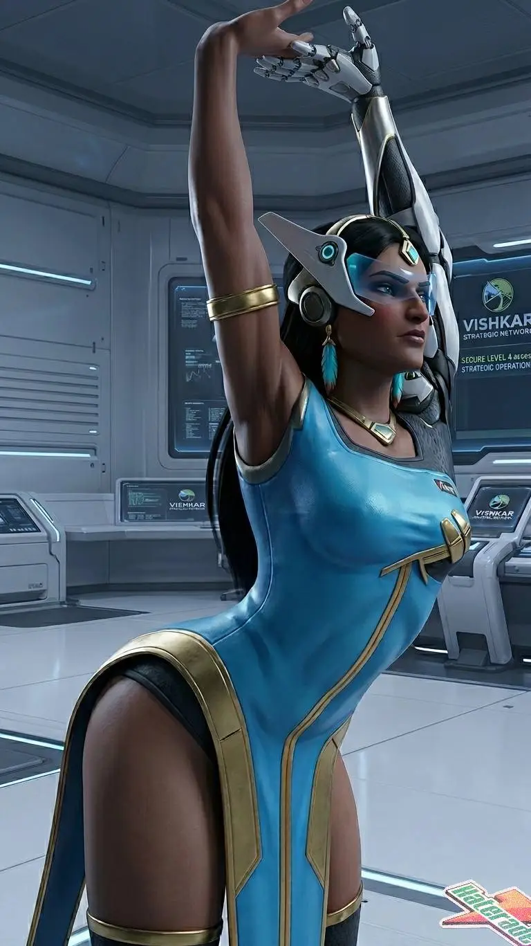 ai character: Symmetra  background