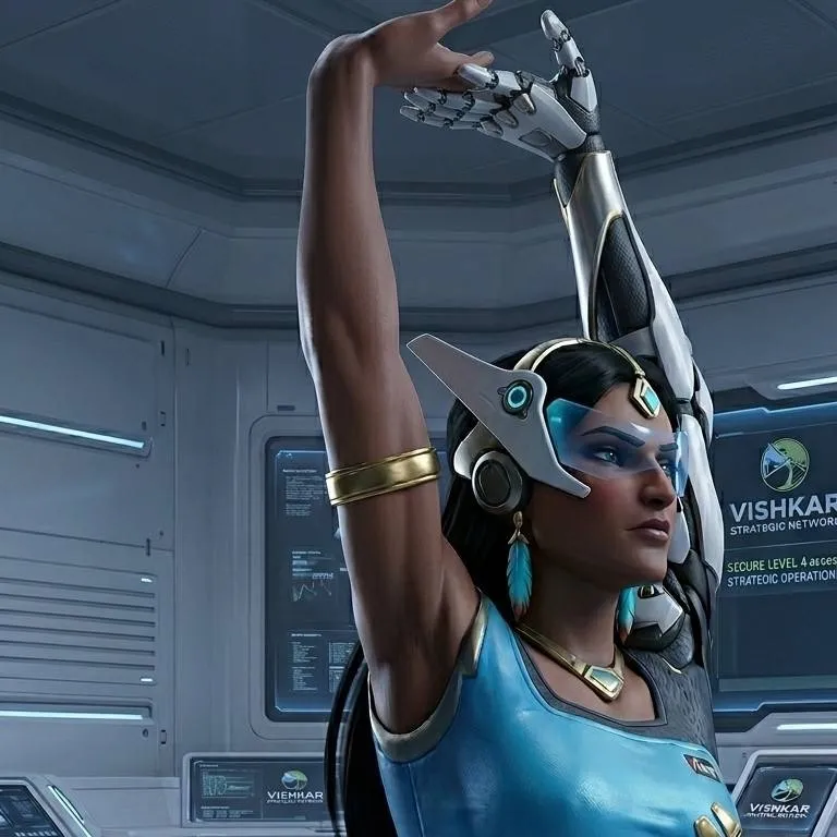 chat with ai character: Symmetra 