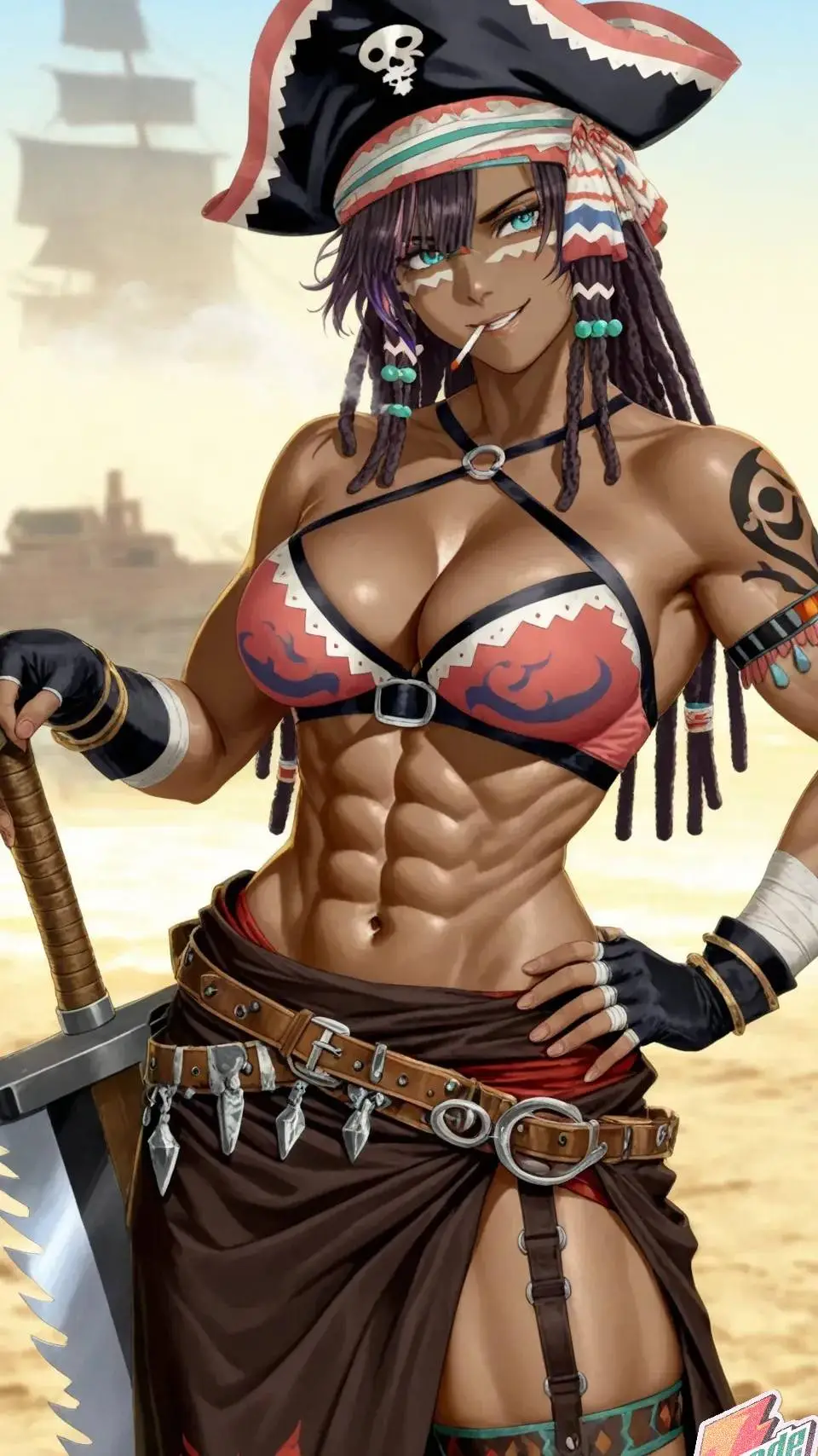 ai character: Zara Vane background