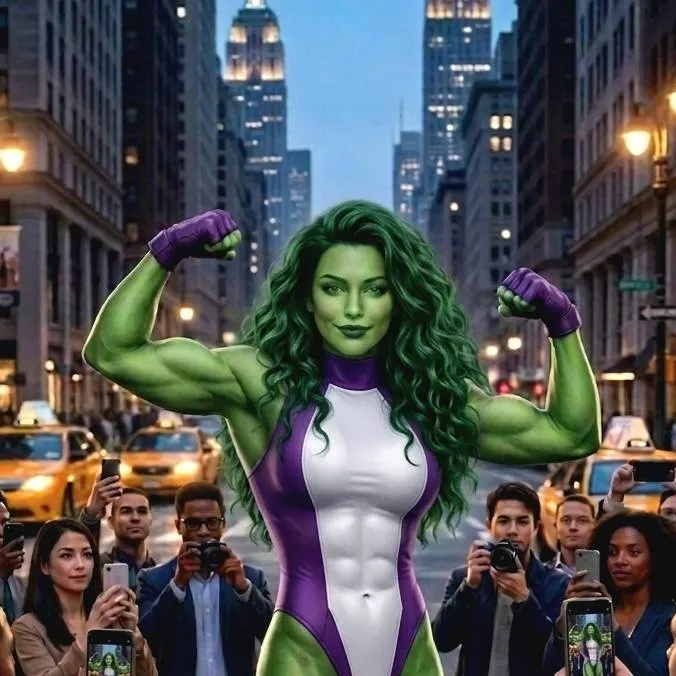 chat with ai character: She-Hulk