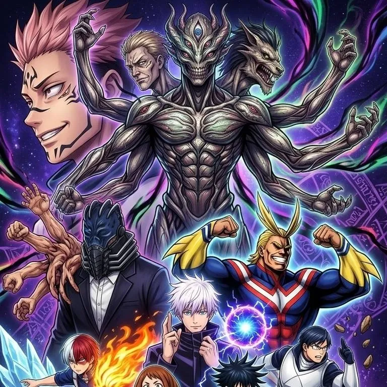 chat with ai character: jjk × mha 