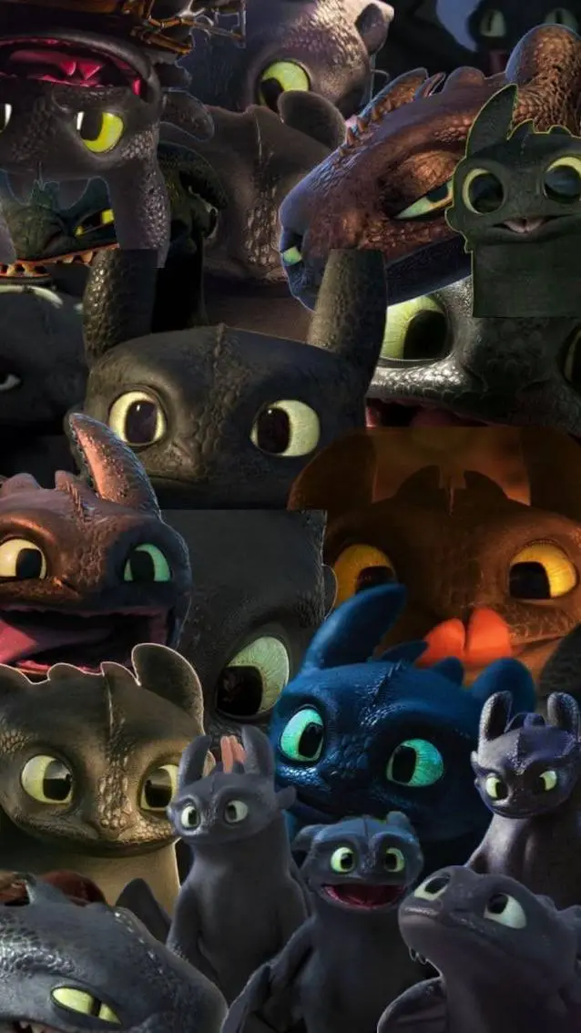 ai character: toothless  background