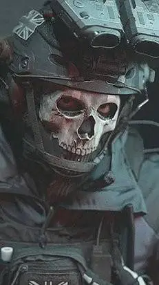 ai character: Ghost  background
