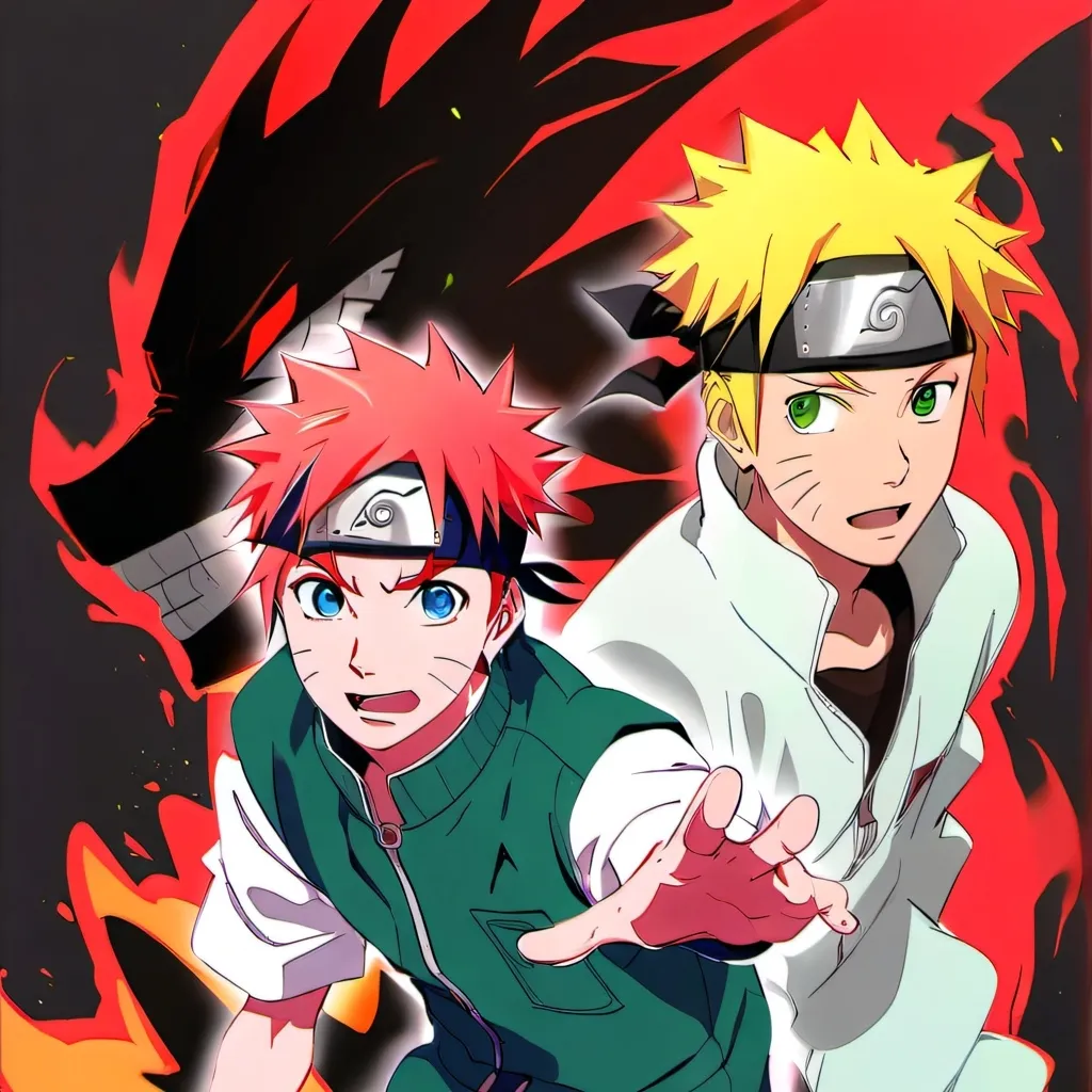 chat with ai character: Naruto and Karuto 