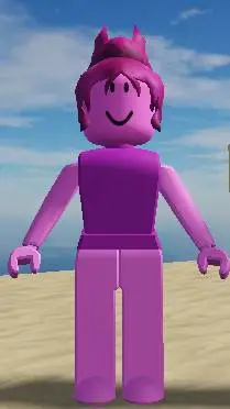 ai character: Roblox tv girl background