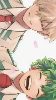 ai character: bakugo y deku background