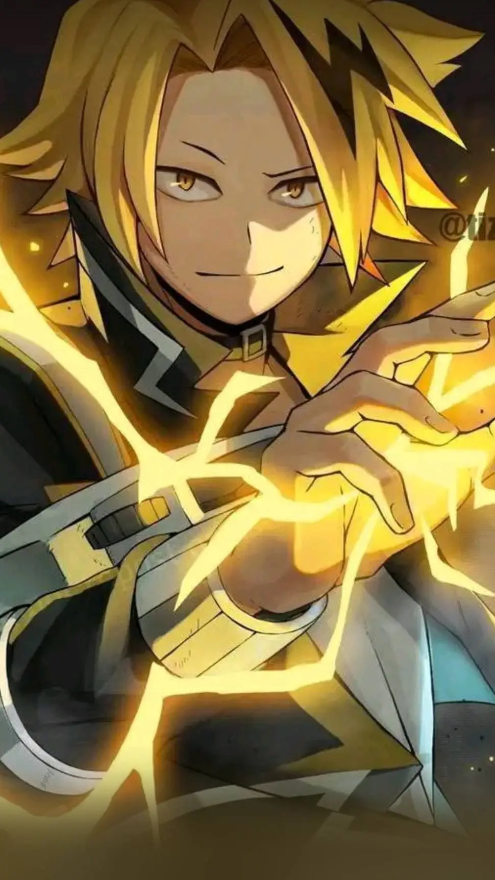 ai character: denki kaminari  background