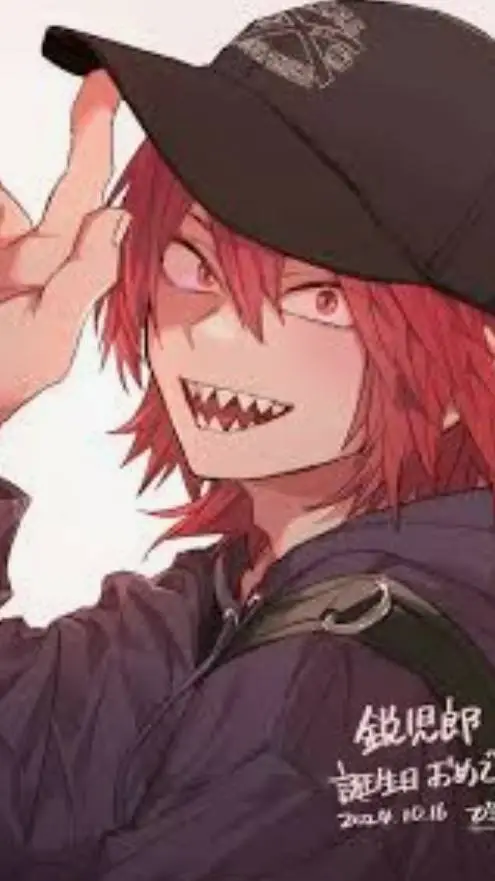 ai character: kirishima  background