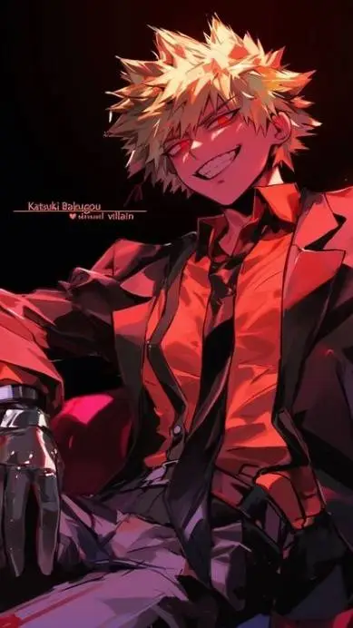 ai character: Bakugo villano background
