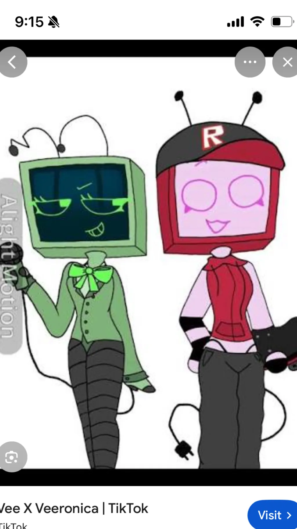 ai character: Vee x veeronica  background