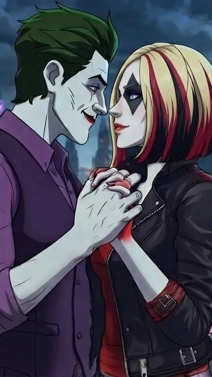ai character: Joker Romance  background