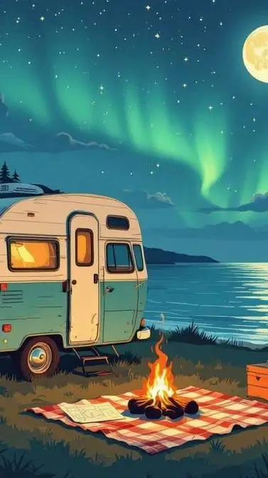 ai character: Family Road Trip background