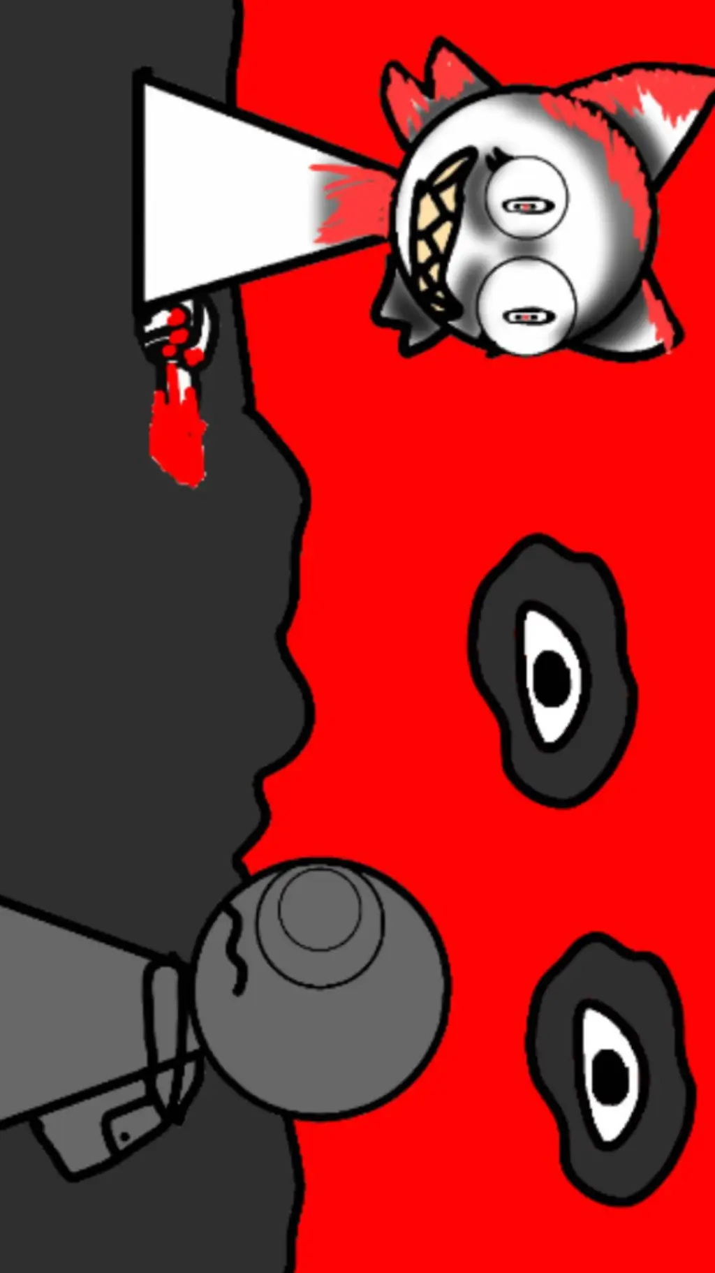 ai character: sprunki terror  background