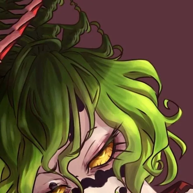 chat with ai character: gyutaro fem