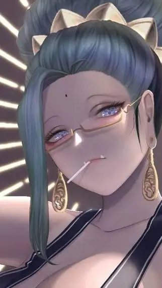 ai character: buddha fem background