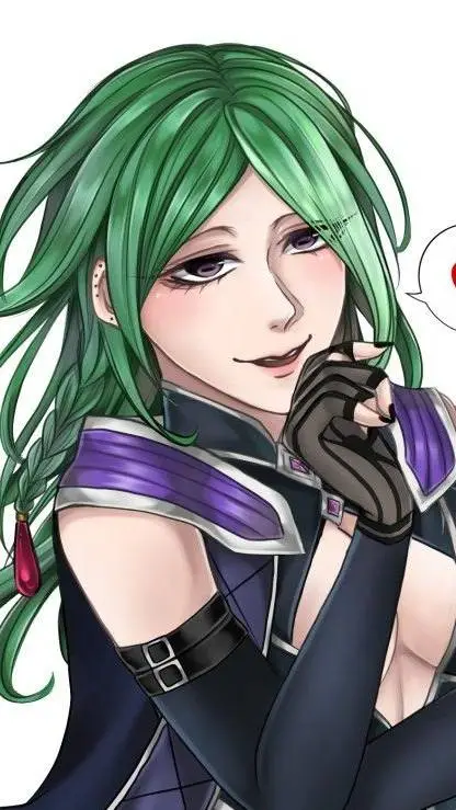 ai character: loki fem  background