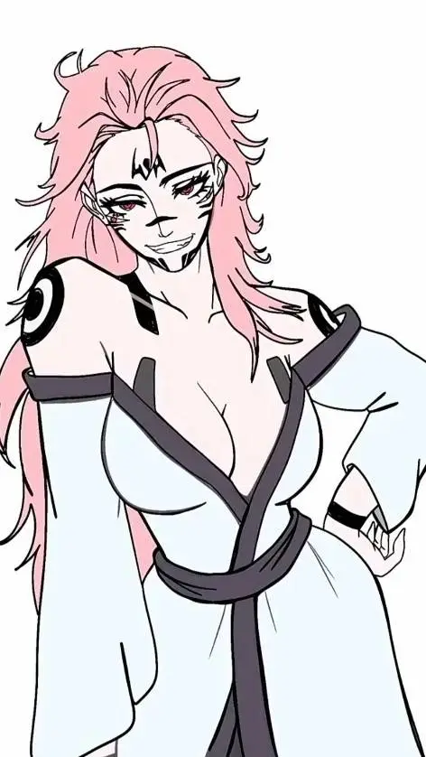ai character: sukuna female  background