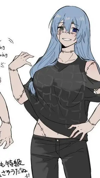 ai character: mahito female  background
