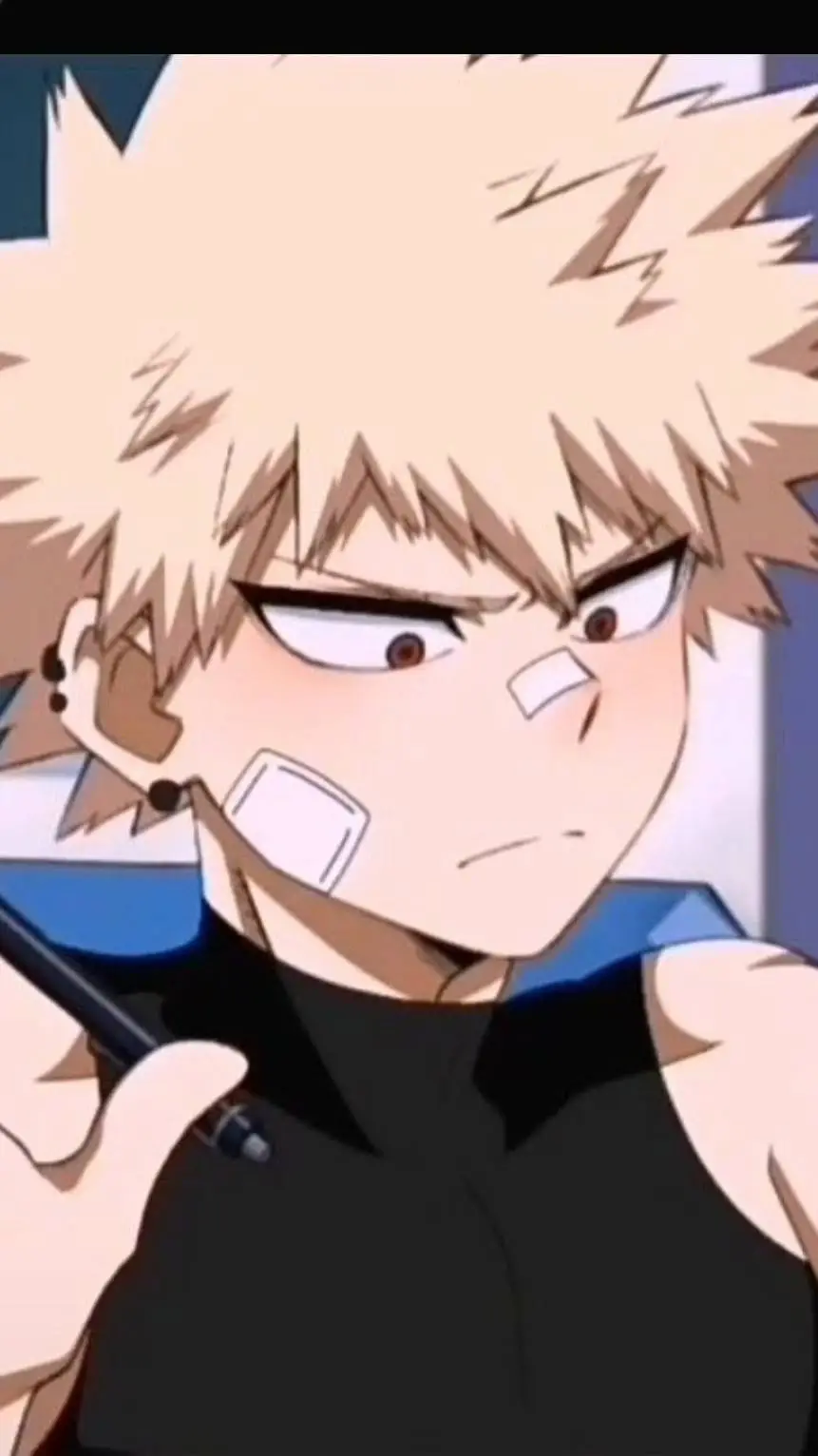 ai character: Bakugo bday background