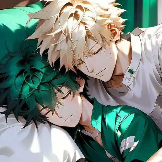 chat with ai character: bakugo and deku