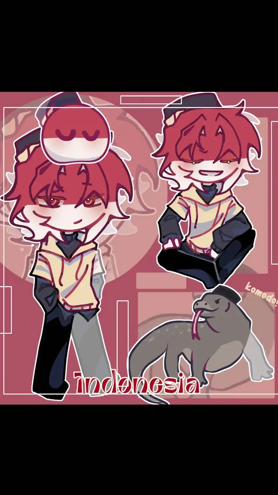 ai character: INDONESIA background