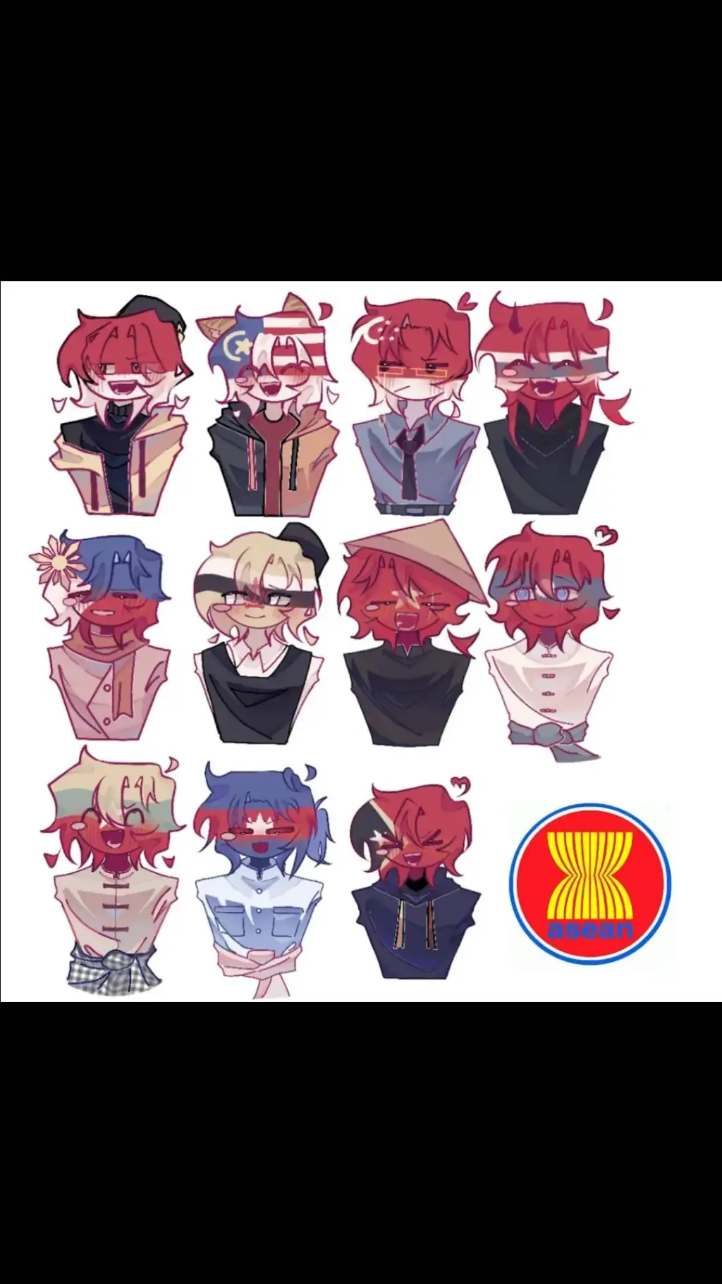 ai character: ASEAN COUNTRIES background
