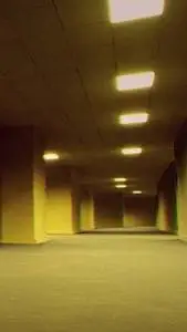 ai character: The Backrooms background