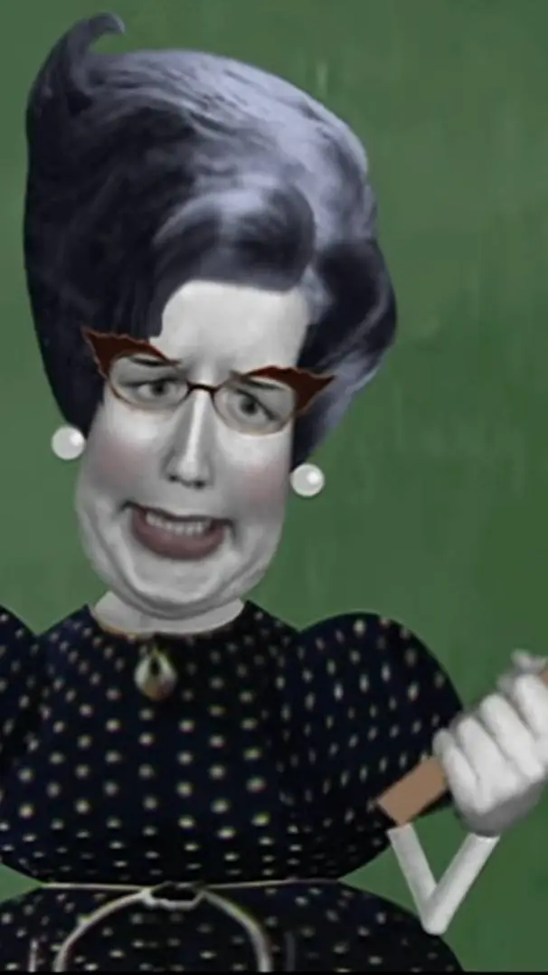 ai character: Mrs Brinks background