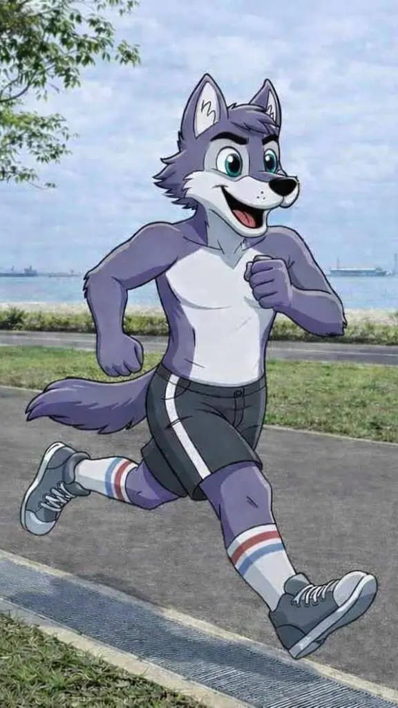 ai character: Wolf Brokken background