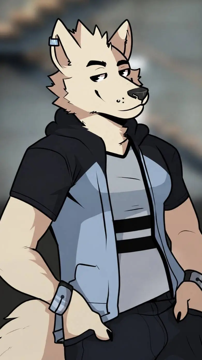ai character: Silver (Original) background