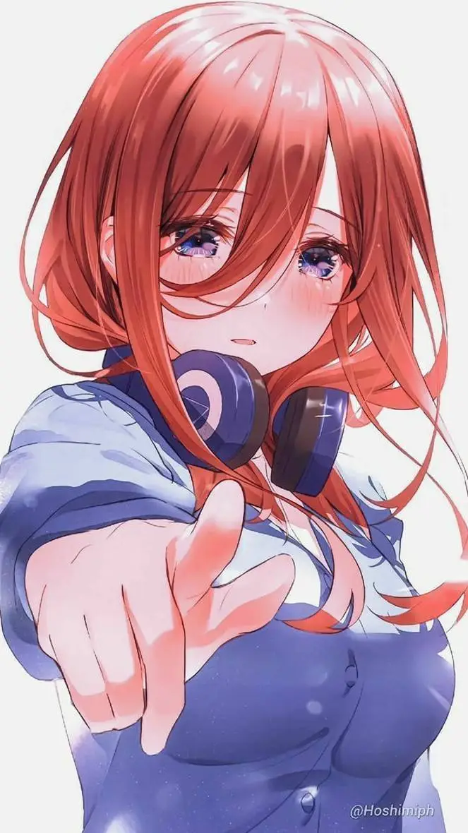ai character: Miku Nakano  background