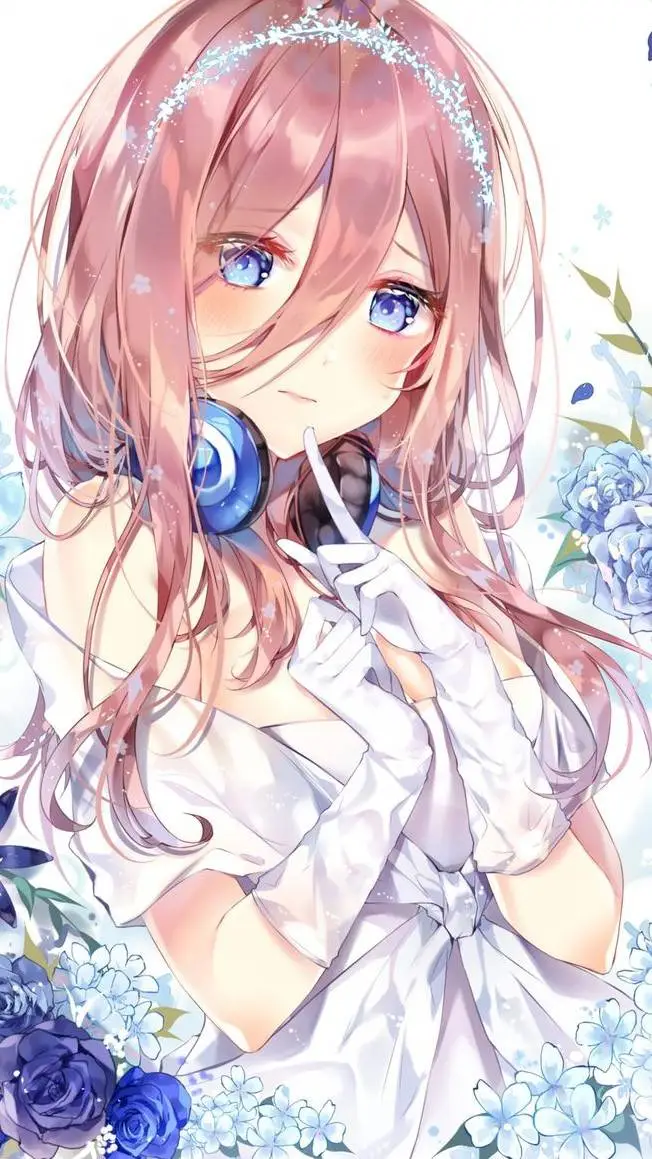 ai character: Miku Nakano  background